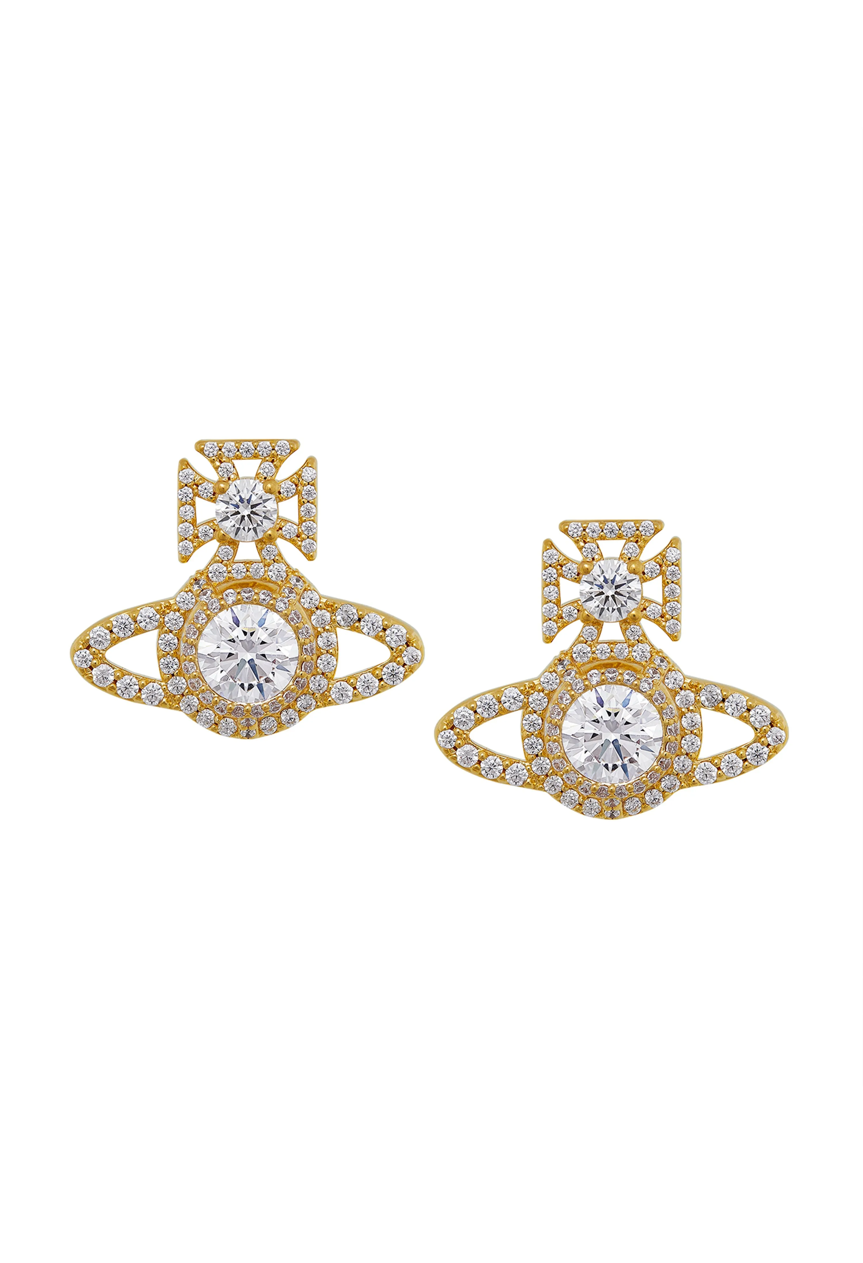 Vivienne Westwood Norabelle Earrings Gold Plated