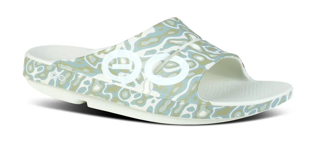 Women's OOahh Sport Slide Sandal - Cosmic Gray Water Camo