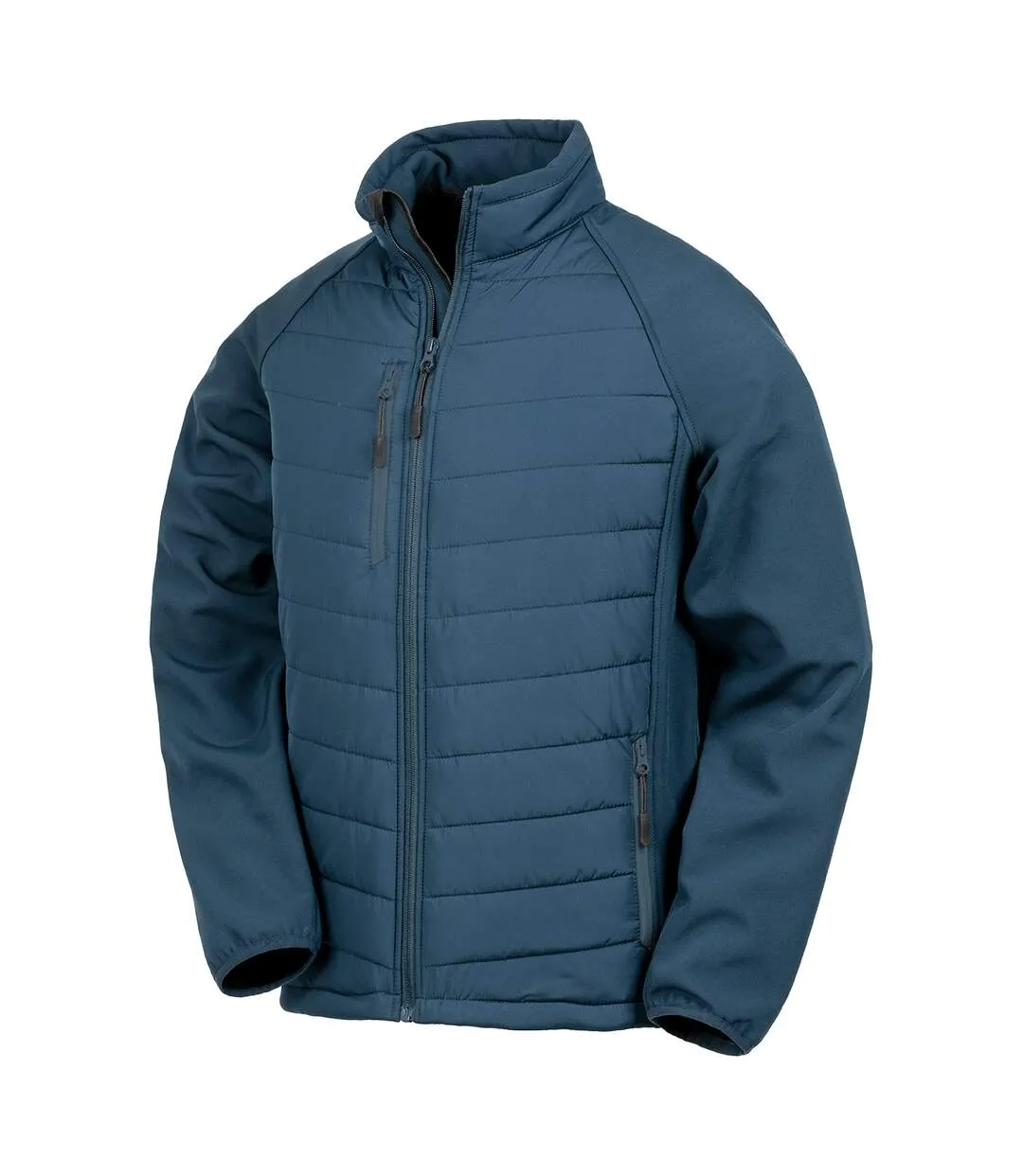 Womens/ladies compass soft shell jacket navy Result